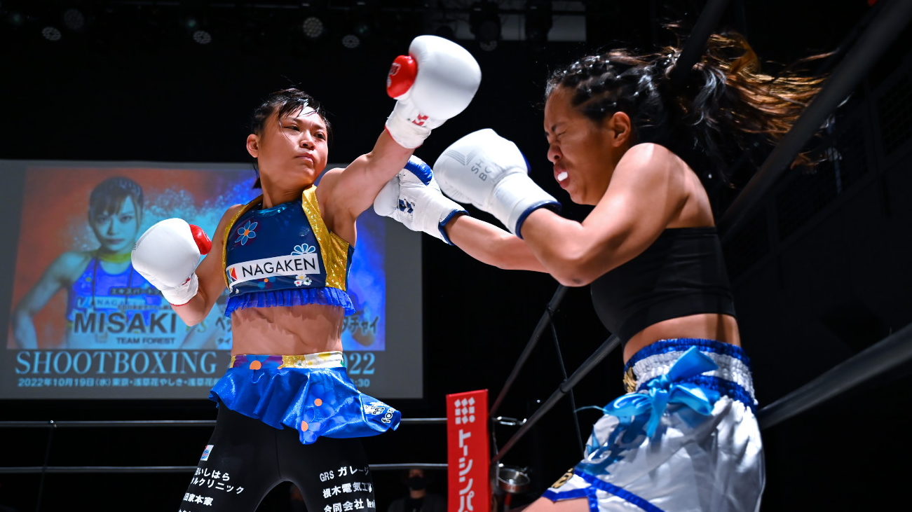 シュートボクシング 10.19 浅草花やしき（レポ）：MISAKI、1R左ボディ
