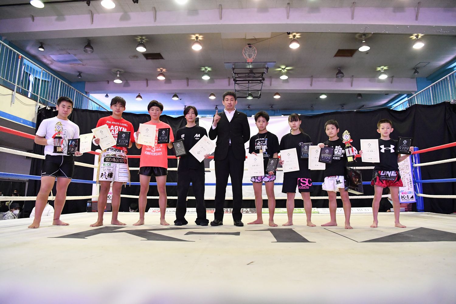 K-1アマチュア 1.29 東京 GENスポーツパレス（レポ）：全日本大会東日本予選。ジュニアの部でK-1ジム総本部の清水龍翔がMVP獲得