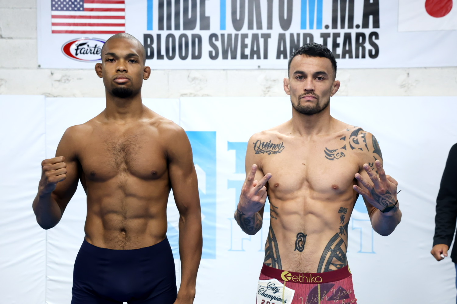 TTF CHALLENGE 9.14 練馬：エフェヴィガ雄志×ジョブリン、前日計量